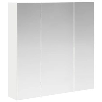 Armario Con Espejo De Baño 70 X 14,5 X 70 Cm Vidaxl