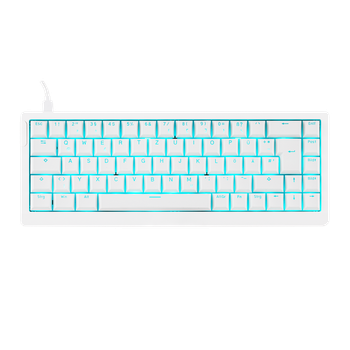 Teclado Magnético con Cable ISO-DE EPOMAKER HE68 Lite 65% con Diseño Alemán, Efecto Hall, SOCD/DKS y Gatillos Ajustables