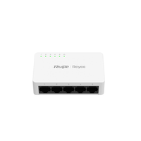 reyee unmanaged switch 5xgb rj45 plastic case