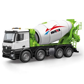 HUINA 1537 1/14 12CH 2.4G Coche de control remoto Mezclador de cemento a escala completa Con luz Vehículos de ingeniería