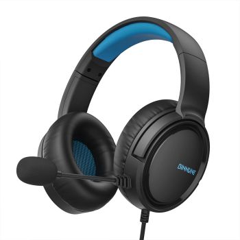 Auriculares gaming BINNUNE BG02 con micrófono, drivers de titanio de 50 mm, conexión por cable de 3.5mm.