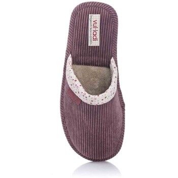Vulladi Pantuflas Zapatilla de casa de pana - Especial parquet para mujer