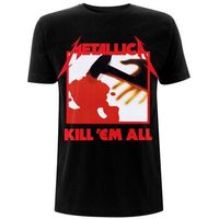 metallica camiseta manga larga kill em all para mujer