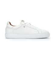 martinelli para hombre 1738-2950s zapatillas de piel hastings blanco 44 plano cordones casual