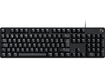 Teclado gaming - Logitech G G413 SE, USB, Retroiluminación, Antighosting, Control multimedia, Teclas de PBT, Interruptores mecánicos, Negro