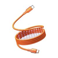 cable magnetico usb-c vention tsaof 5a 240w 1m naranja