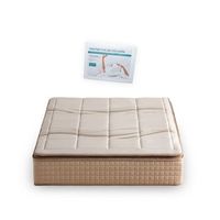 colchon muelles ensacados y latex premium 180x200 altura 31 cm con protector rizo de 180 calypso