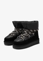 botas nordic nova low bomb black - negro