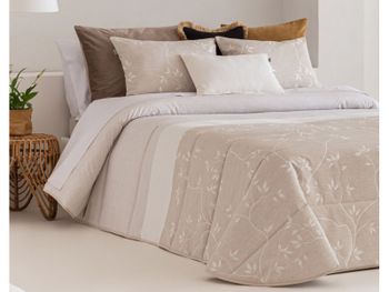 Edredón jacquard sandeco cilantro + cojines