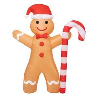 pan de jengibre hinchable h140cm - feeric lights  christmas