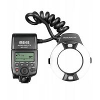flash anular meike mk-14ext para macrofotografia ttl led canon