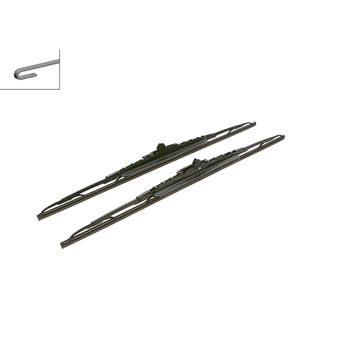 Super Plus Specific Wiper Blade Set With Spoilers 657S