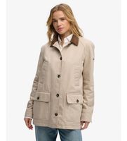 superdry para mujer w5012083a chaqueta estate barn beige xs casual algodon manga larga