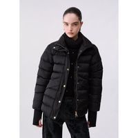 liu jo chaquetas cazadora acolchada en nailon brillante para mujer