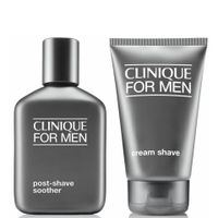 clinique for men cream shave and post-shave soother bundle