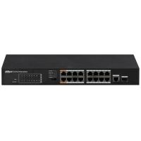 switch dahua technology dh-pfs3117-16et-135 16 puertos fast ethernet poe 135 w