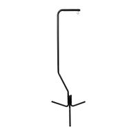 pie de gancho para colgar la jaula soporte para jaula de pajaros loro 161x60 cm negro bps-1173