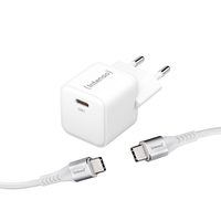 intenso  kit cargador gan w30c  cable usb-c