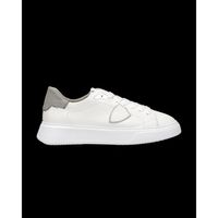 philippe model deportivas moda btlu vz02 temple low man-veau cerf blanc gris para hombre