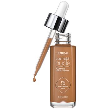 L'Oréal Paris True Match Nude Plumping Tinted Serum (Various Shades) - 7-8 Tan-Deep