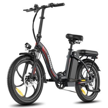 E-bike  Fafrees F20+ - Motor 250w Batería 36v20ah Neumáticos De 20 Pulgadas Frenos Mecánicos De Disco - Negro