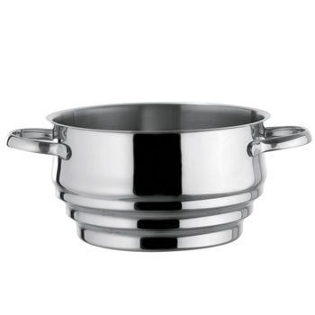 Olla vaporera universal ø 20/22 y 24 cm  acero