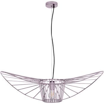 Lámpara De Techo - Lámpara Colgante Diseño Pamela - 100cm - Vertical  Rosado Oro