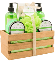 becasan nature caja madera vegana oliva