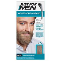 just for men moustache  beard sandy blonde hair dye m-10