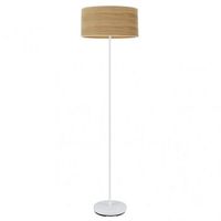 fabrilamp pie salon jerte 1xe27 blanco madera clara 165x40x40 cm