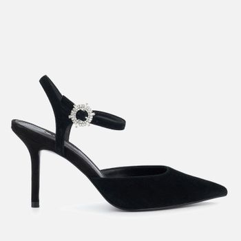 Dune London Women's Faux Suede Channel Courts - UK 8