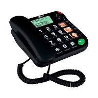maxcom kxt480 telefono de sobremesa negro
