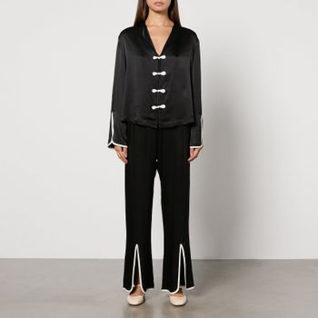 Sleeper Louis Bow Satin Pyjama Set - XL
