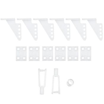 6PCS VolantexRC ASW28 ASW-28 V2 Planeador RC Inclinado Pieza de Repuesto Cuerno Servo