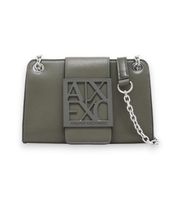 ax armani exchange para mujer xw000281af13672u7043 bolso de mano clutch verde osfa casual sintetico