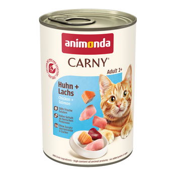animonda Carny Adult 12 x 400 g - Pack ahorro - Pollo y salmón