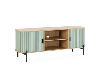 Mueble tv mónaco 2 puertas color azul