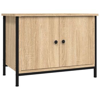 Mueble De Tv Madera Contrachapada Roble Sonoma 60x35x45 Cm