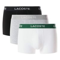 boxers lacoste negro blanco gris vigore 3 unidades