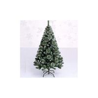 arbol pino de navidad verde nieve 210 cm arbol nevado artificial navideno 21m