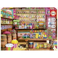 puzzle 1000 piezas tienda de dulces