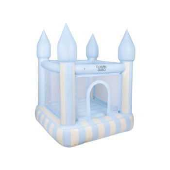 Castillo Hinchable Pvc Con Hinchador Azul