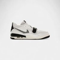 nike zapatillas jordan legacy 312 low white black elephant swoosh para mujer