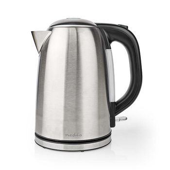 Nedis hervidor de acero inoxidable de 1,7 litros