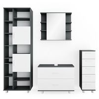 conjunto de muebles de bano ilias 4 piezas vicco