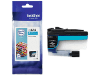 cartucho de tinta - brother lc424 isoiec 24711 750 paginas cian