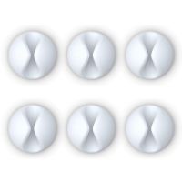 bluelounge cabledrop pack 6 organizador de cables blanco