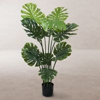lolahome planta artificial monstera para interior y exterior 150 cm monty