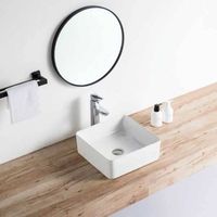 lavabo blanco brillante sobre encimera ceramico riva 365 cm 365 x 365 cm