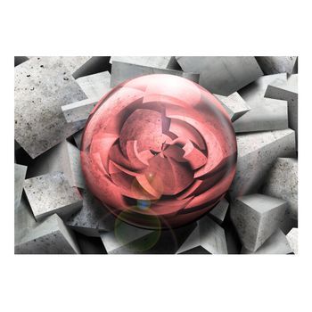 Papel Pintado 3d - Rosa De Piedra (350x245 Cm)